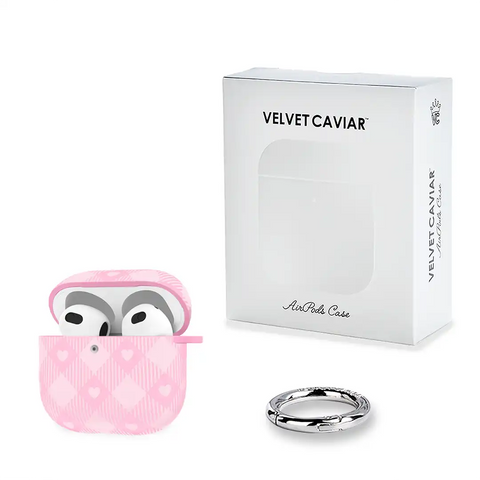 Dolly Pink Gingham AirPod Case