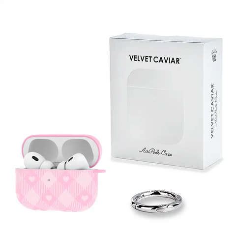 Dolly Pink Gingham AirPod Case
