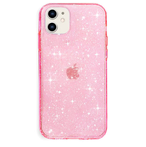 Pink Stardust Glitter iPhone Case