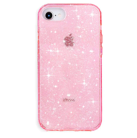 Pink Stardust Glitter iPhone Case