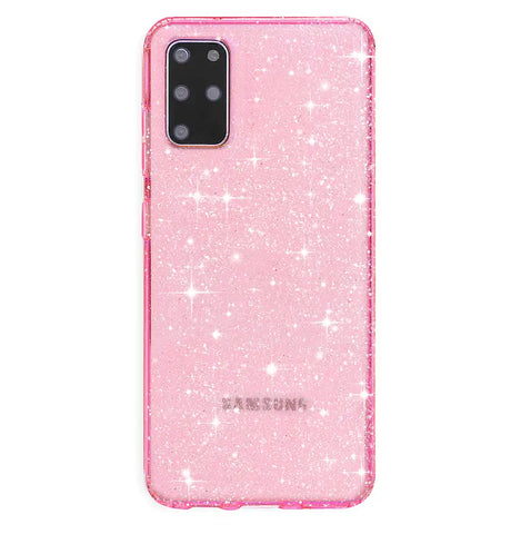 Pink Stardust Glitter Samsung Case