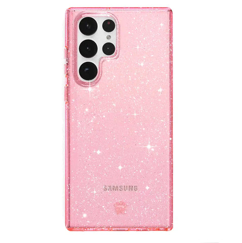 Pink Stardust Glitter Samsung Case