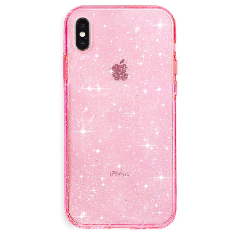 Pink Stardust Glitter iPhone Case