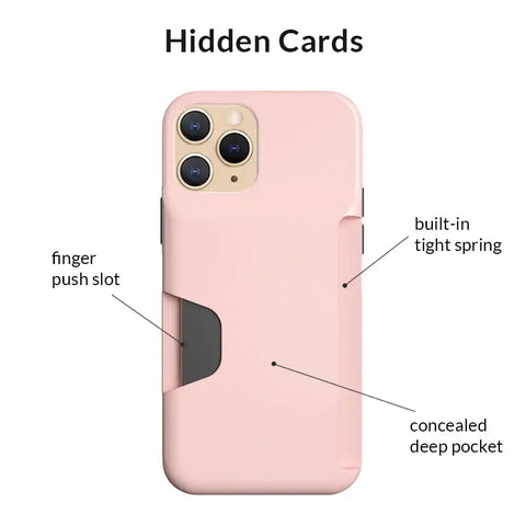 Light Pink iPhone Wallet Case