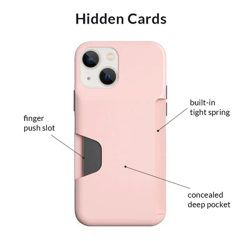 Light Pink iPhone Wallet Case