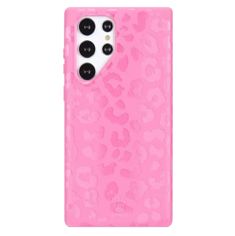 Hot Pink Leopard Samsung Case