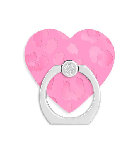 Hot Pink Leopard Phone Ring