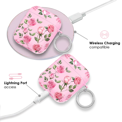 Baby Pink Roses AirPod Case