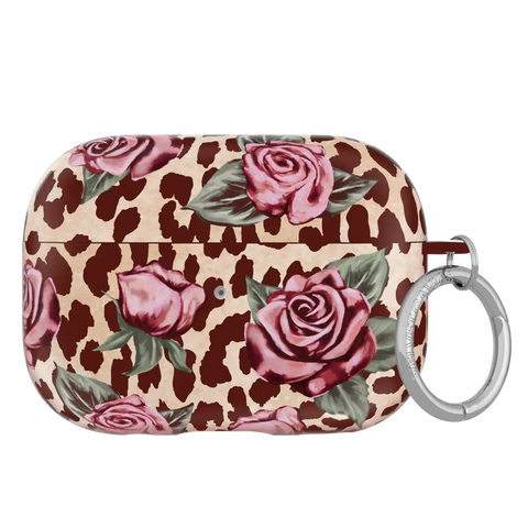 Rosy Leopard AirPod Case