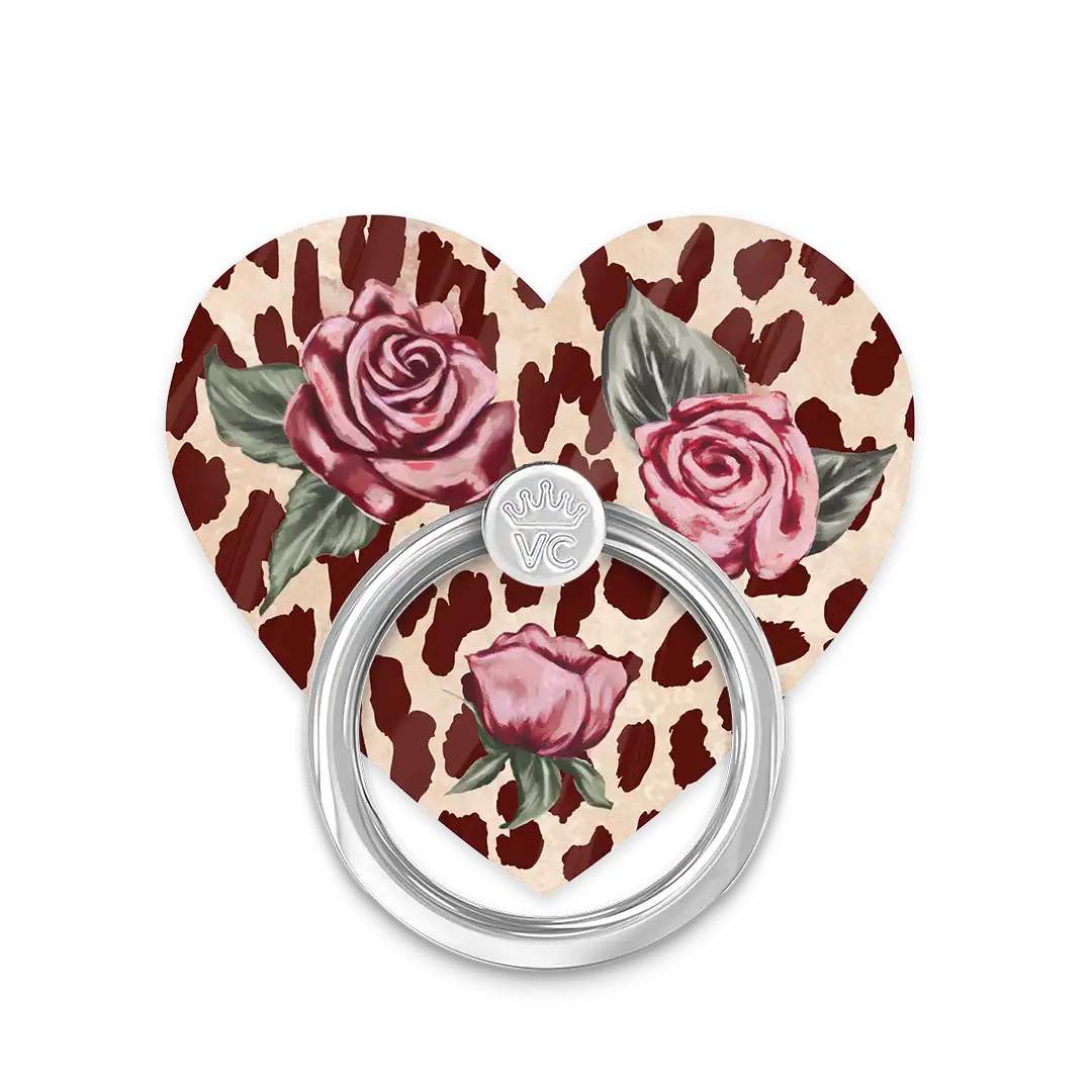 Rosy Leopard Phone Ring