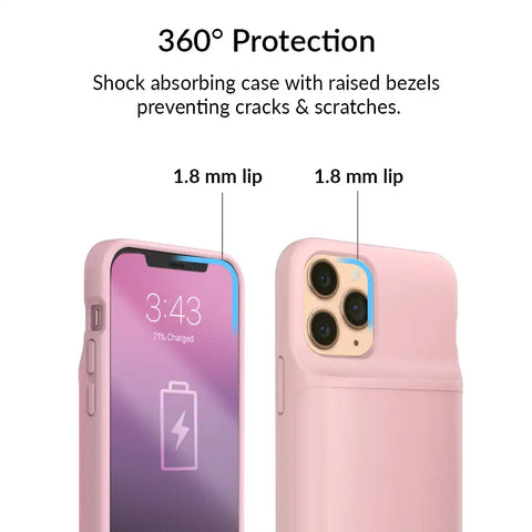 Pink iPhone Charging Case