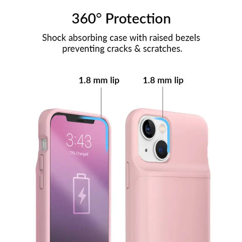 Pink iPhone Charging Case