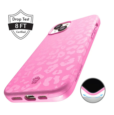 Hot Pink Leopard iPhone Case