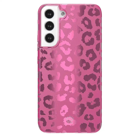 Pink Ruby Leopard Samsung Case