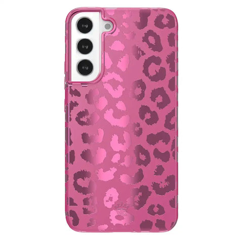 Pink Ruby Leopard Samsung Case