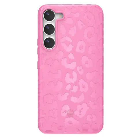 Hot Pink Leopard Samsung Case