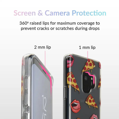 Pizza Lips iPhone Case by Kendall Vertes