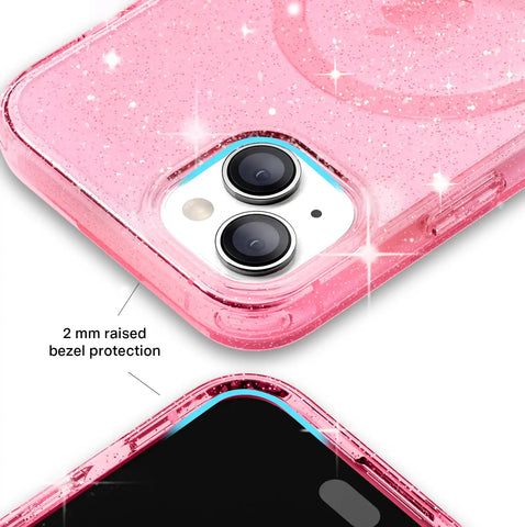 Pink Stardust Glitter iPhone Case