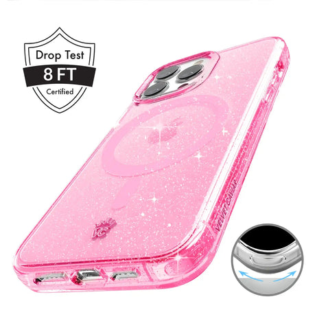 Pink Stardust Glitter iPhone Case