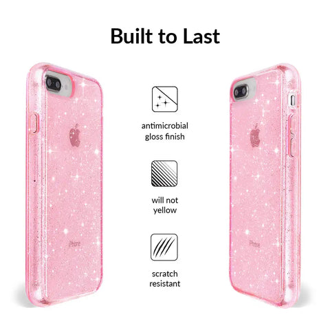 Pink Stardust Glitter iPhone Case