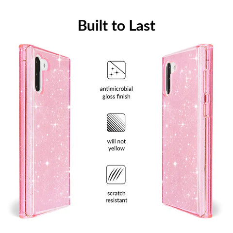 Pink Stardust Glitter Samsung Case
