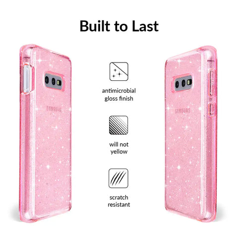 Pink Stardust Glitter Samsung Case