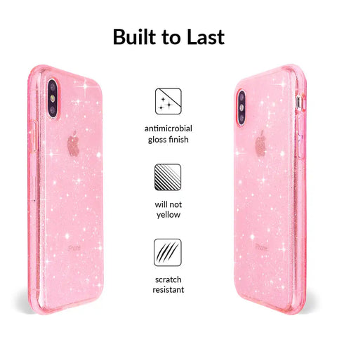 Pink Stardust Glitter iPhone Case