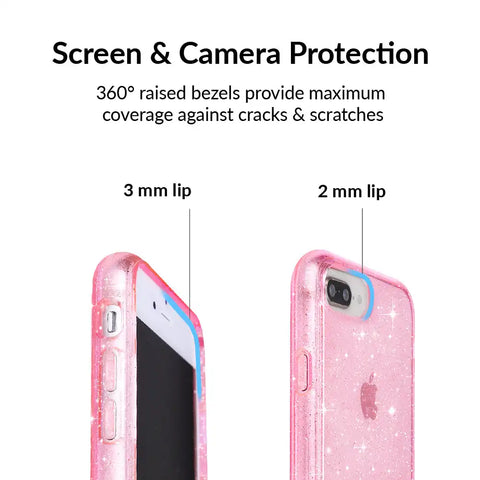 Pink Stardust Glitter iPhone Case