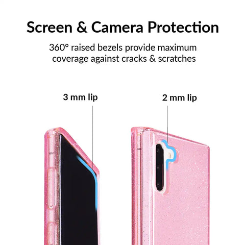 Pink Stardust Glitter Samsung Case