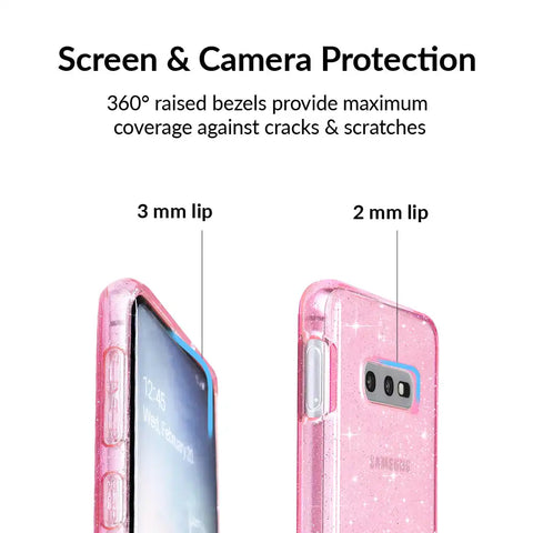 Pink Stardust Glitter Samsung Case