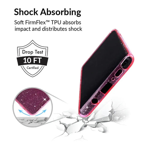 Pink Stardust Glitter Samsung Case