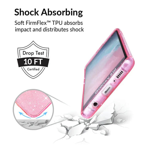 Pink Stardust Glitter Samsung Case