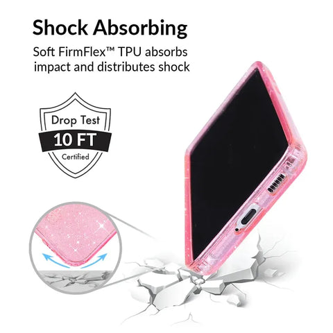 Pink Stardust Glitter Samsung Case