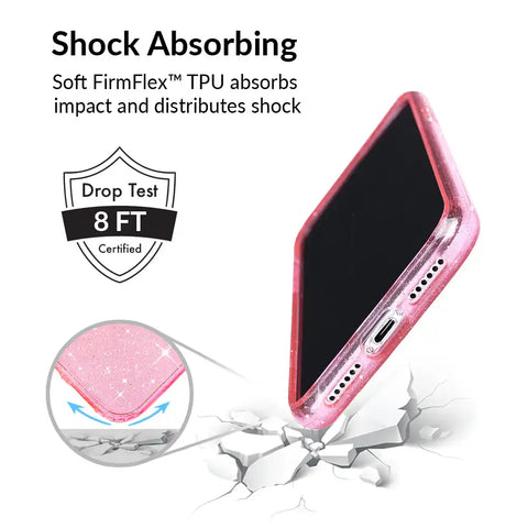 Pink Stardust Glitter iPhone Case