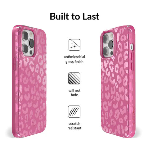 Pink Ruby Leopard iPhone Case