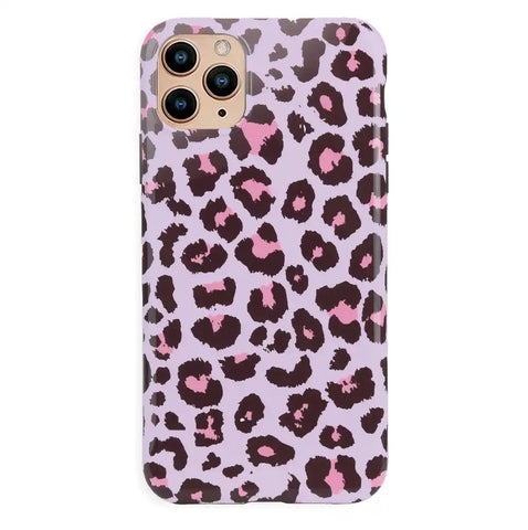 Purrfect Pink Leopard iPhone Case