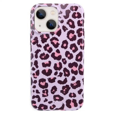Purrfect Pink Leopard iPhone Case