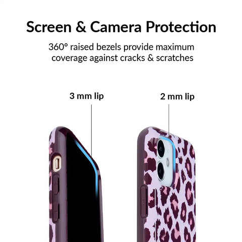 Purrfect Pink Leopard iPhone Case
