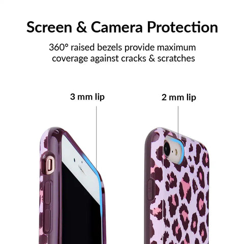 Purrfect Pink Leopard iPhone Case