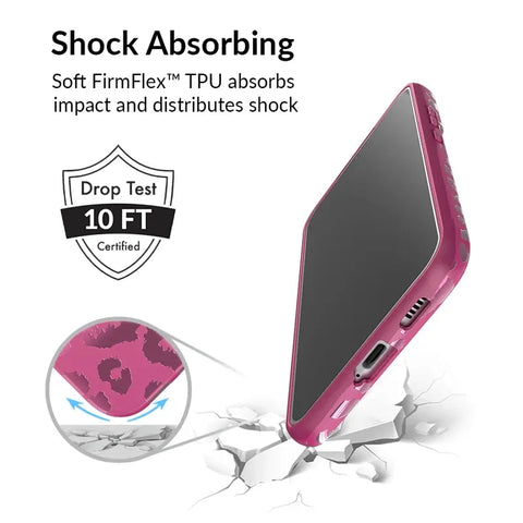 Pink Ruby Leopard Samsung Case
