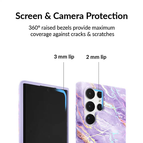 Purple Holo Moonstone Samsung Case