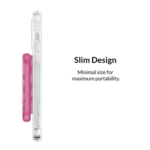 Pink Ruby Leopard Portable MagSafe Charger Power Pack
