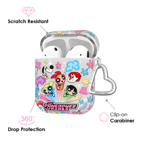 The Powerpuff Girls Girl Power Glitter AirPod Case