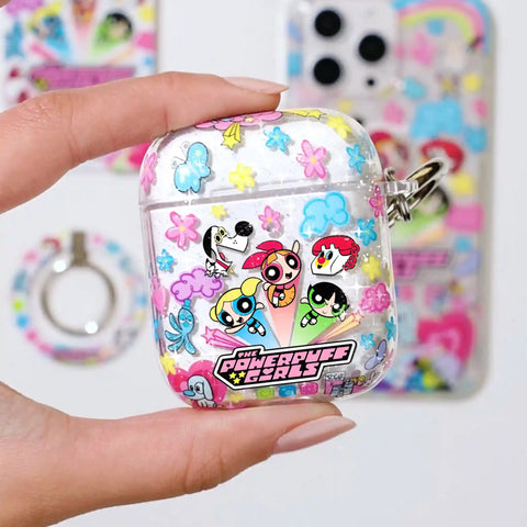 The Powerpuff Girls Girl Power Glitter AirPod Case