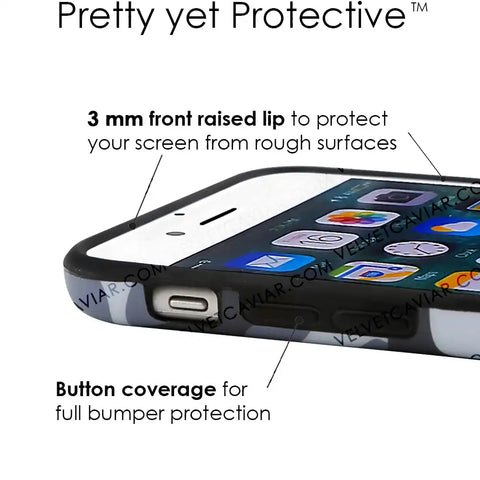 Gray Camo iPhone Case