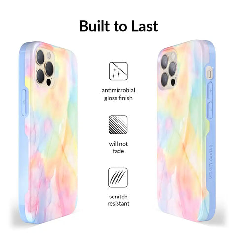 Pastel Tie Dye iPhone Case