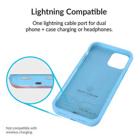 Pastel Tie Dye iPhone Charging Case