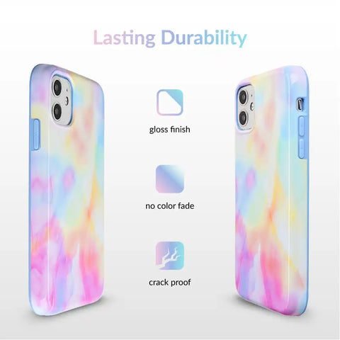 Pastel Tie Dye iPhone Case