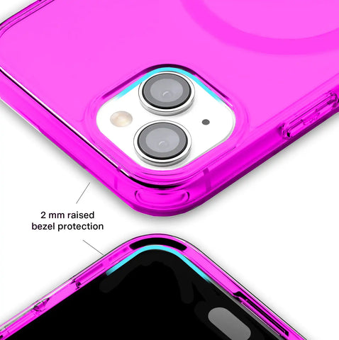 Neon Purple iPhone Case