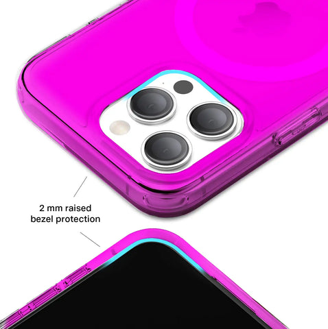 Neon Purple iPhone Case